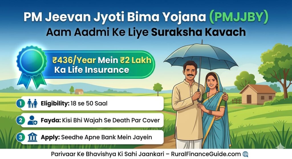 PMJJBY scheme benefits ₹ 2 Lakh life insurance India Hindi