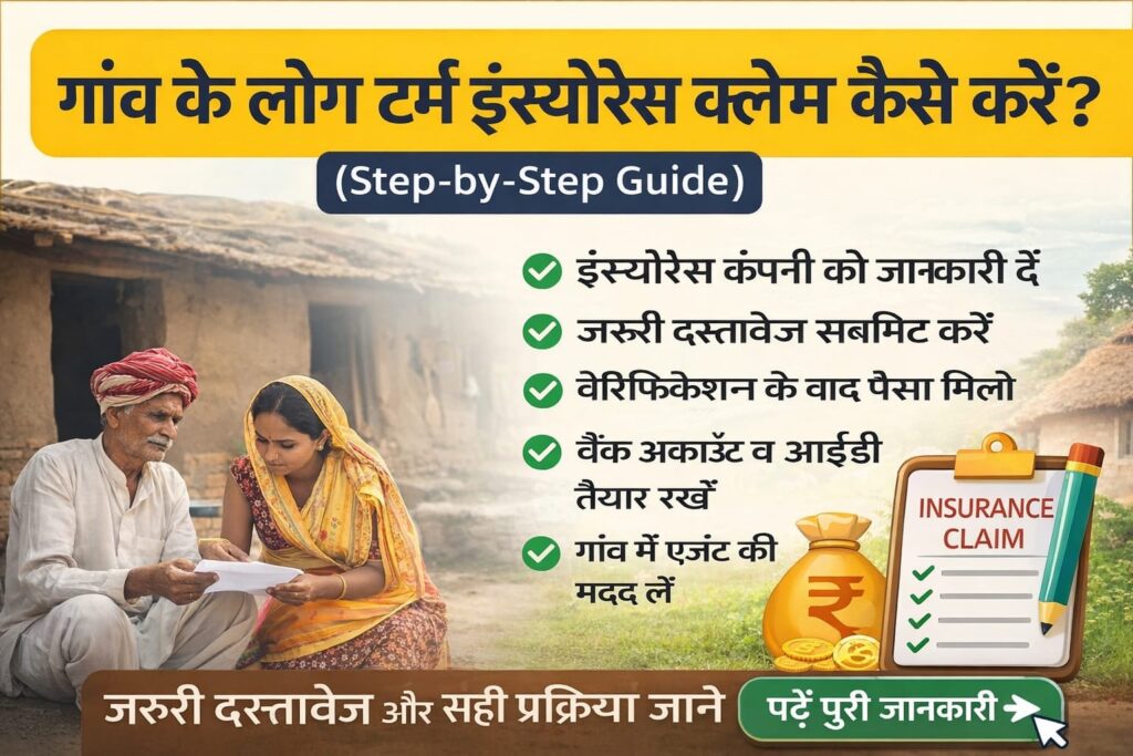 term insurance claim process in hindi