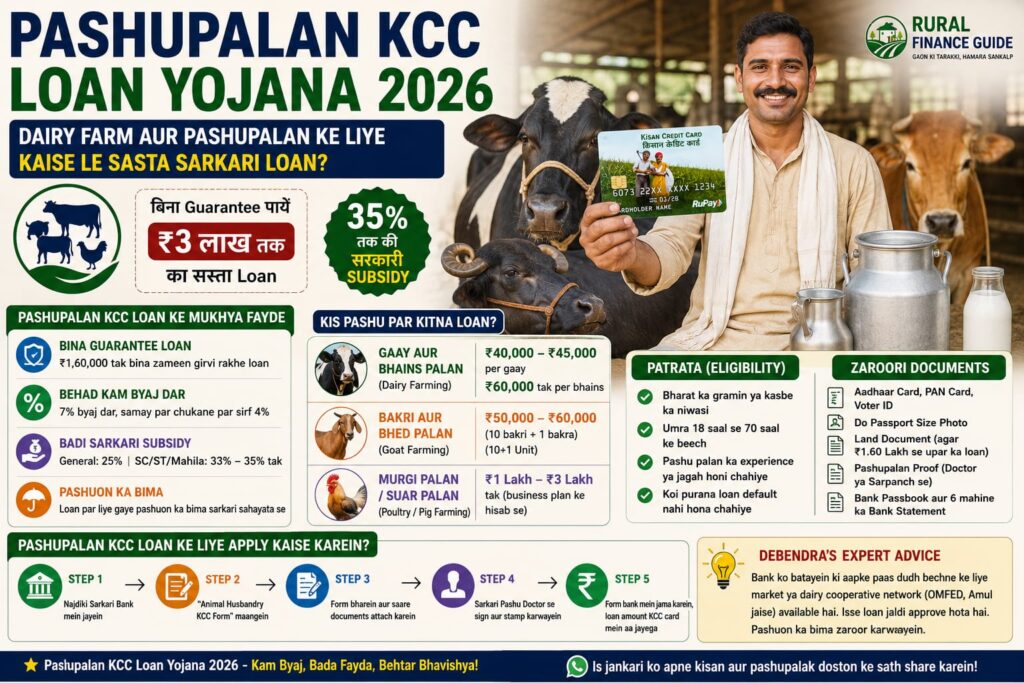 Pashupalan KCC Loan Yojana 